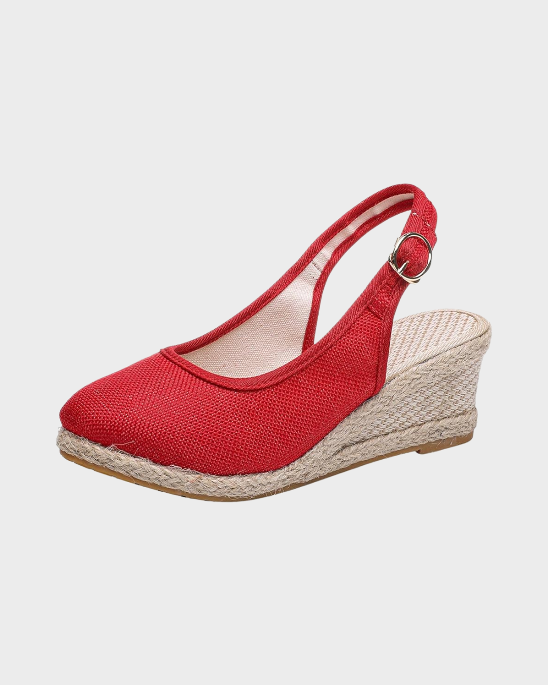 CRISTINA™ | SANDALIAS CUÑA ESPARTO
