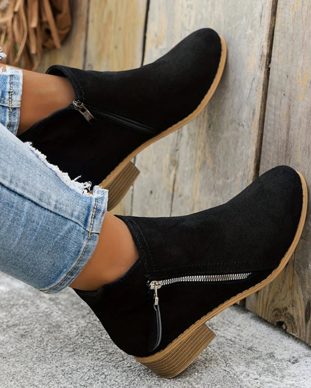 BELLA™ – BOTINES DE TACÓN BAJO