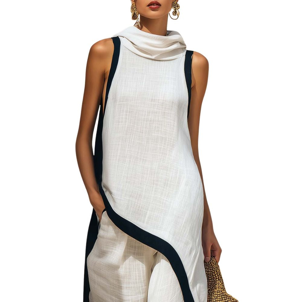 LEONORA | CONJUNTO COMPLETO DE LINO ELEGANTE