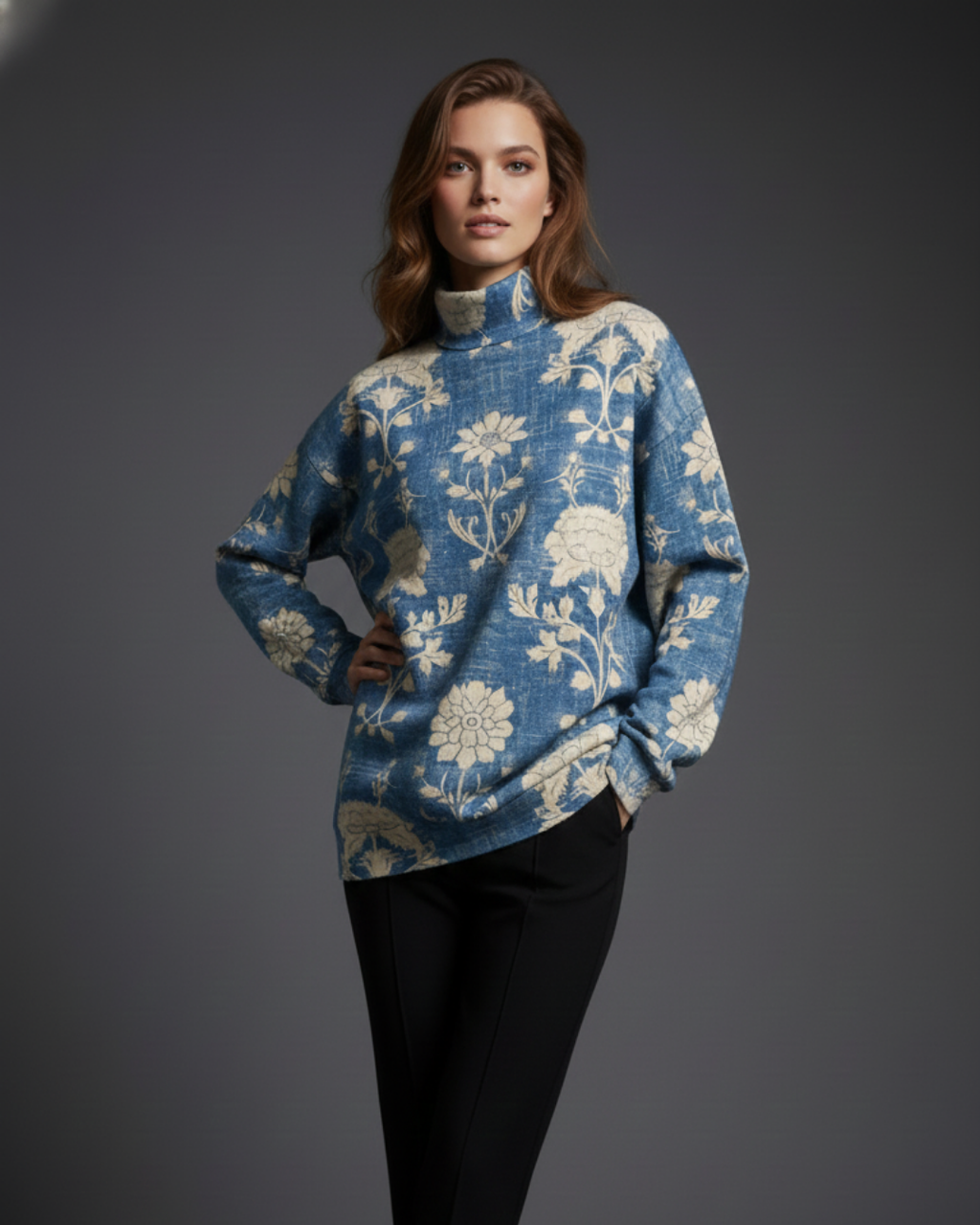 ASHLEY™ - JERSEY DE CUELLO ALTO CÁLIDO Y ELEGANTE