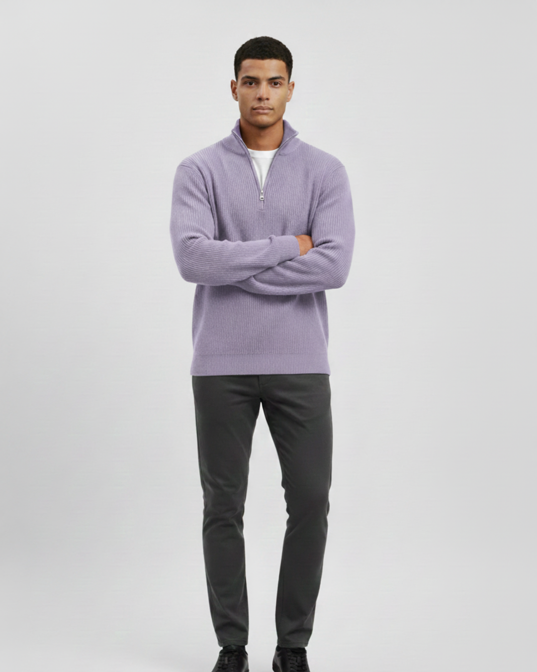 CALIX™ | JERSEY DE MEDIA CREMALLERA PARA HOMBRE