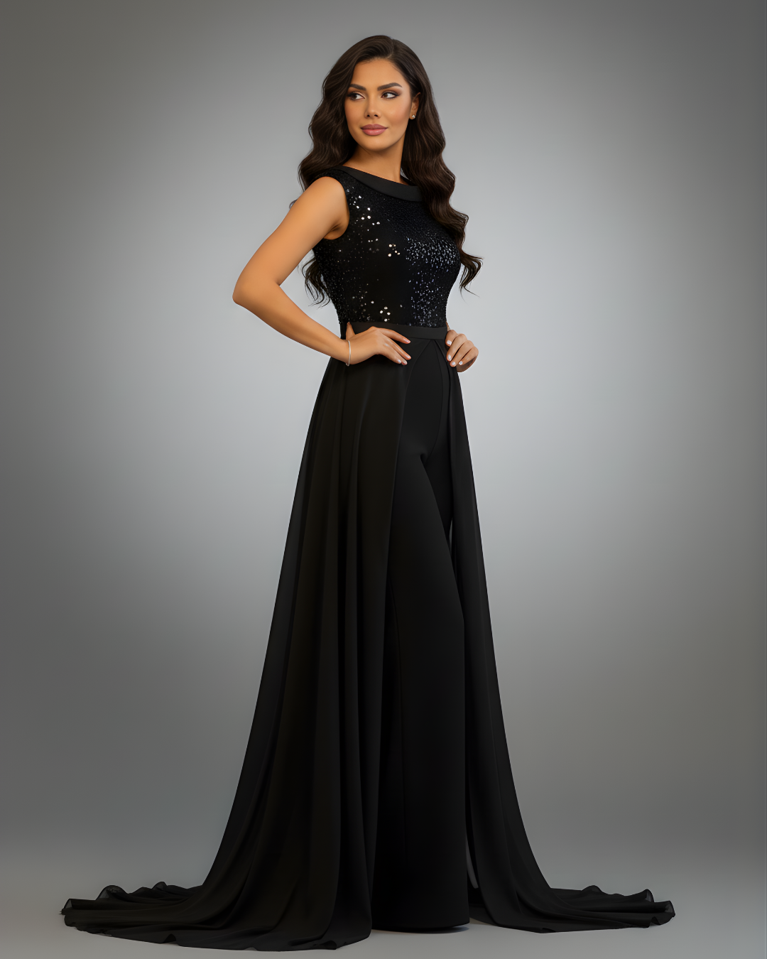 LUNA™ - MONO NEGRO SIN MANGAS