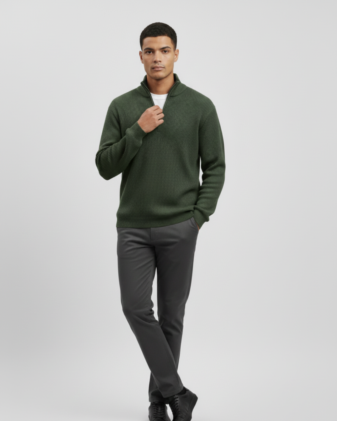 CALIX™ | JERSEY DE MEDIA CREMALLERA PARA HOMBRE