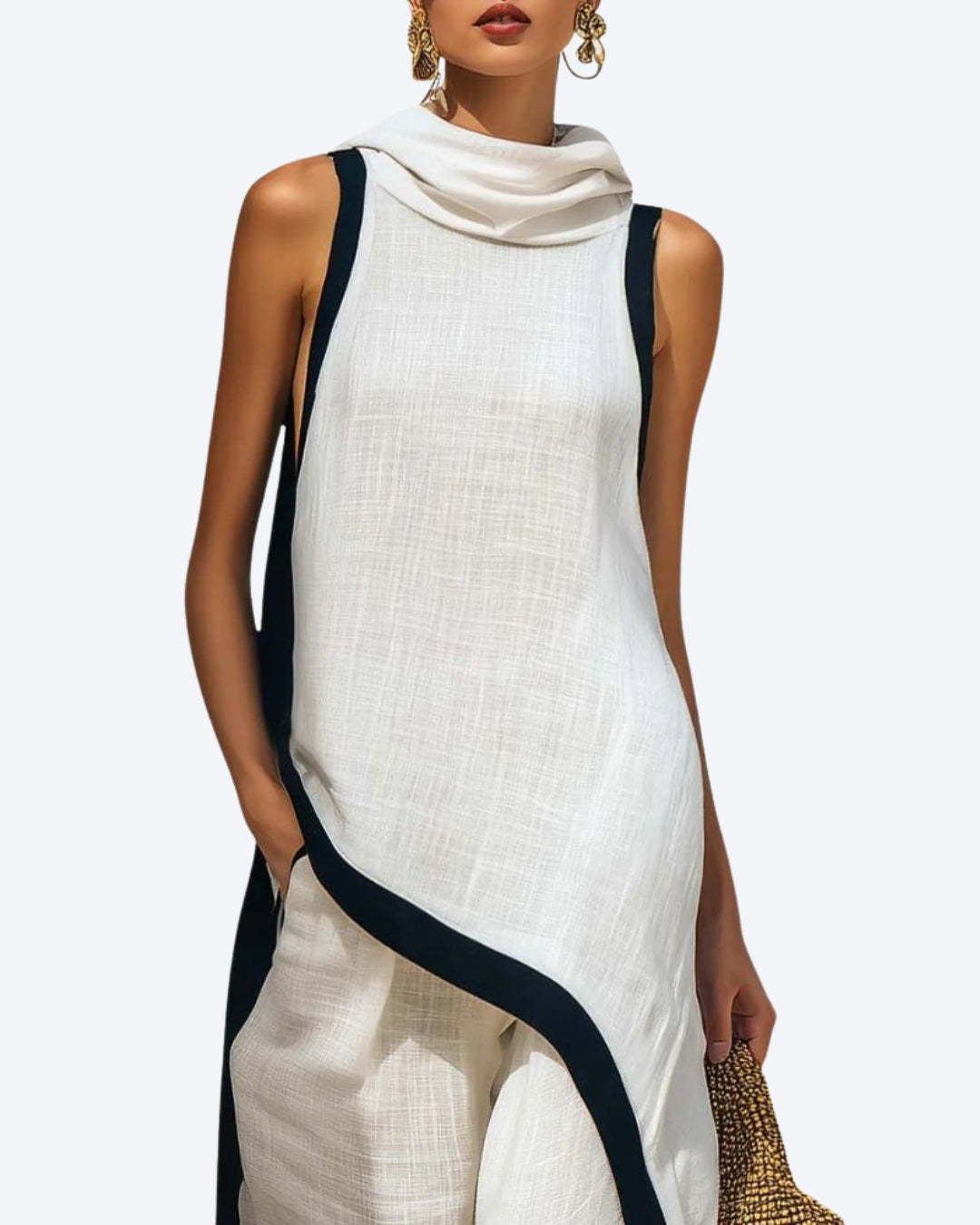 LEONORA | CONJUNTO COMPLETO DE LINO ELEGANTE
