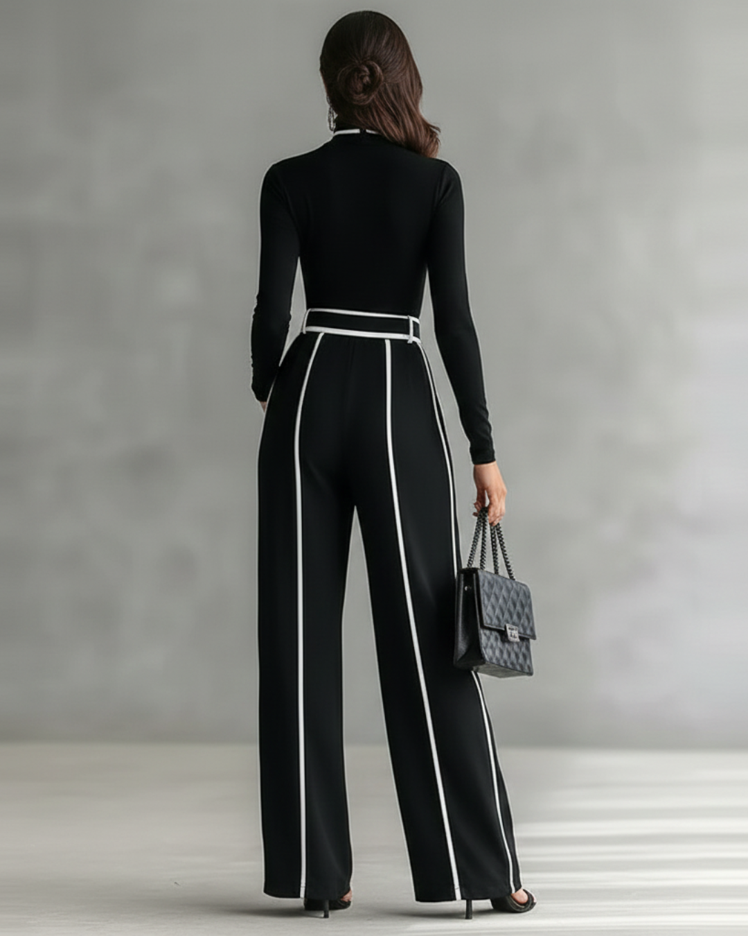 RENATA™ - CONJUNTO CUELLO ALTO Y PANTALÓN