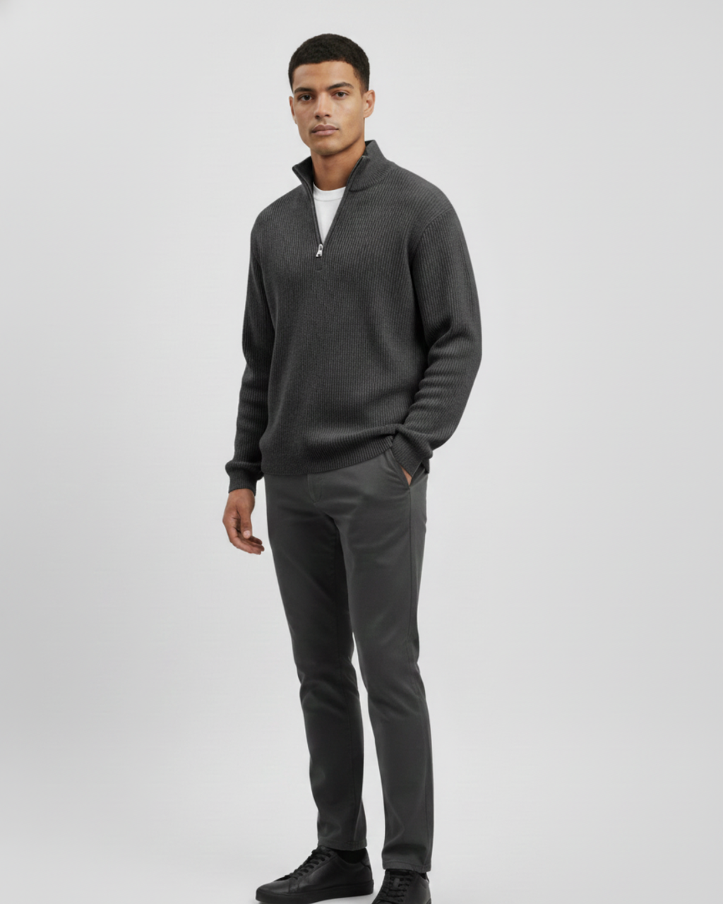 CALIX™ | JERSEY DE MEDIA CREMALLERA PARA HOMBRE