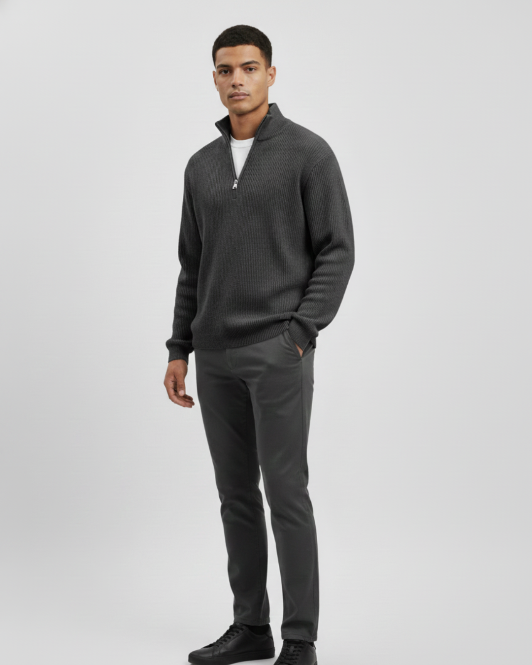 CALIX™ | JERSEY DE MEDIA CREMALLERA PARA HOMBRE