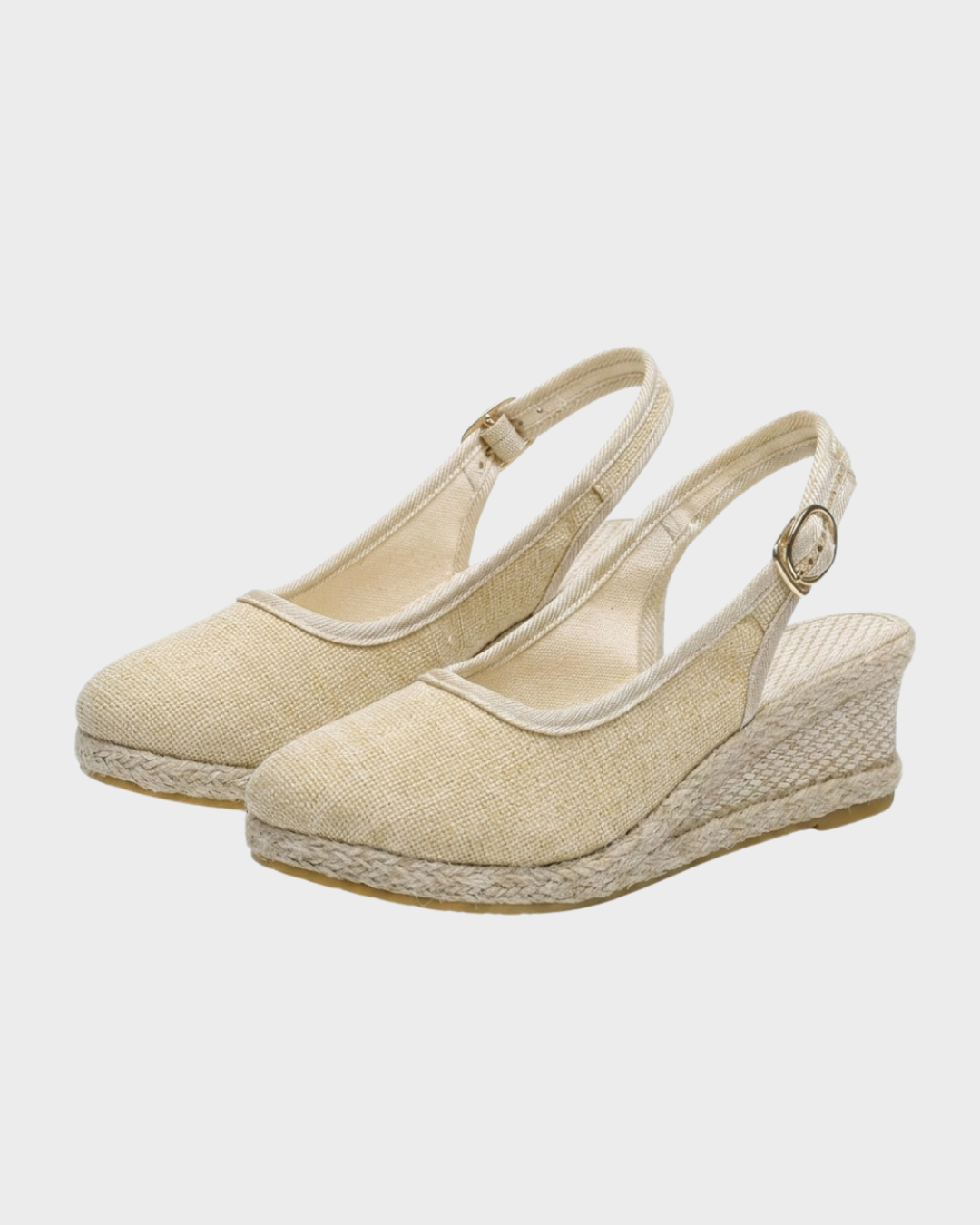 CRISTINA™ | SANDALIAS CUÑA ESPARTO