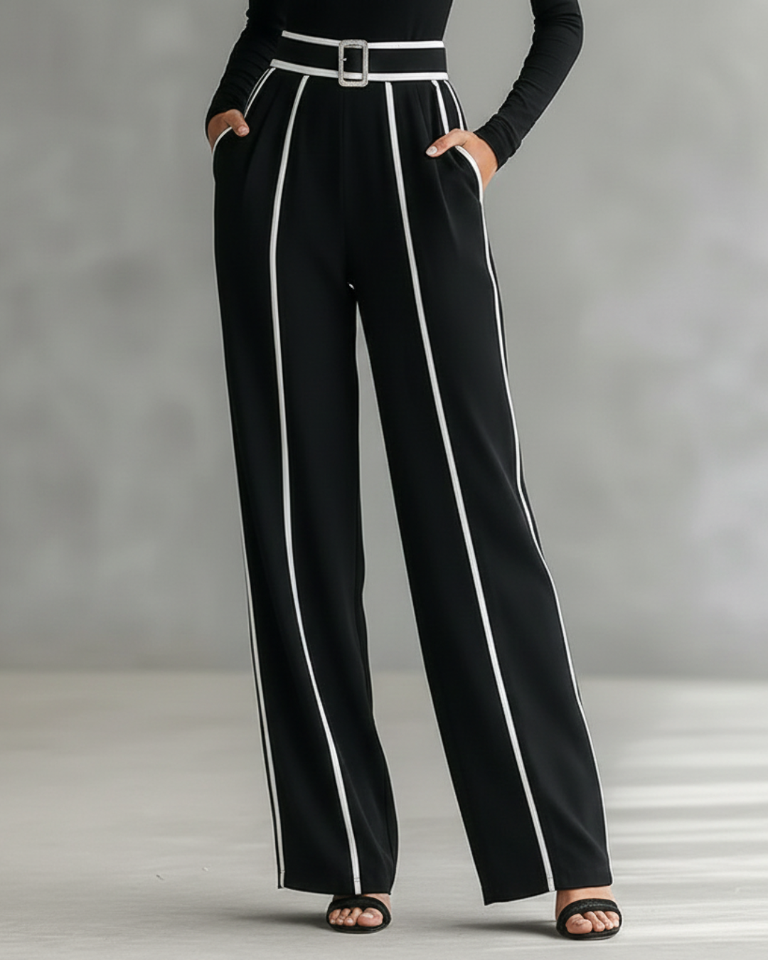 RENATA™ - CONJUNTO CUELLO ALTO Y PANTALÓN