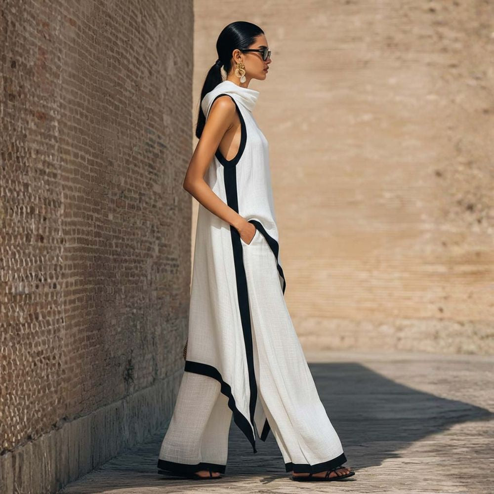 LEONORA | CONJUNTO COMPLETO DE LINO ELEGANTE