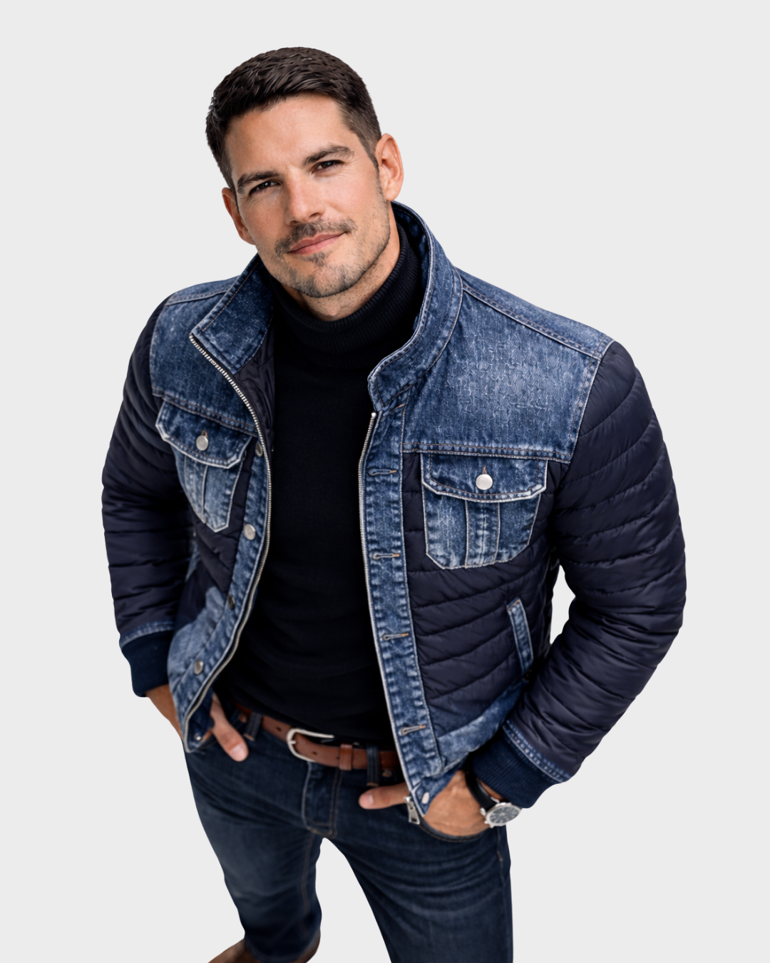 MAVERICK™ | CHAQUETA DENIM ACOLCHADA