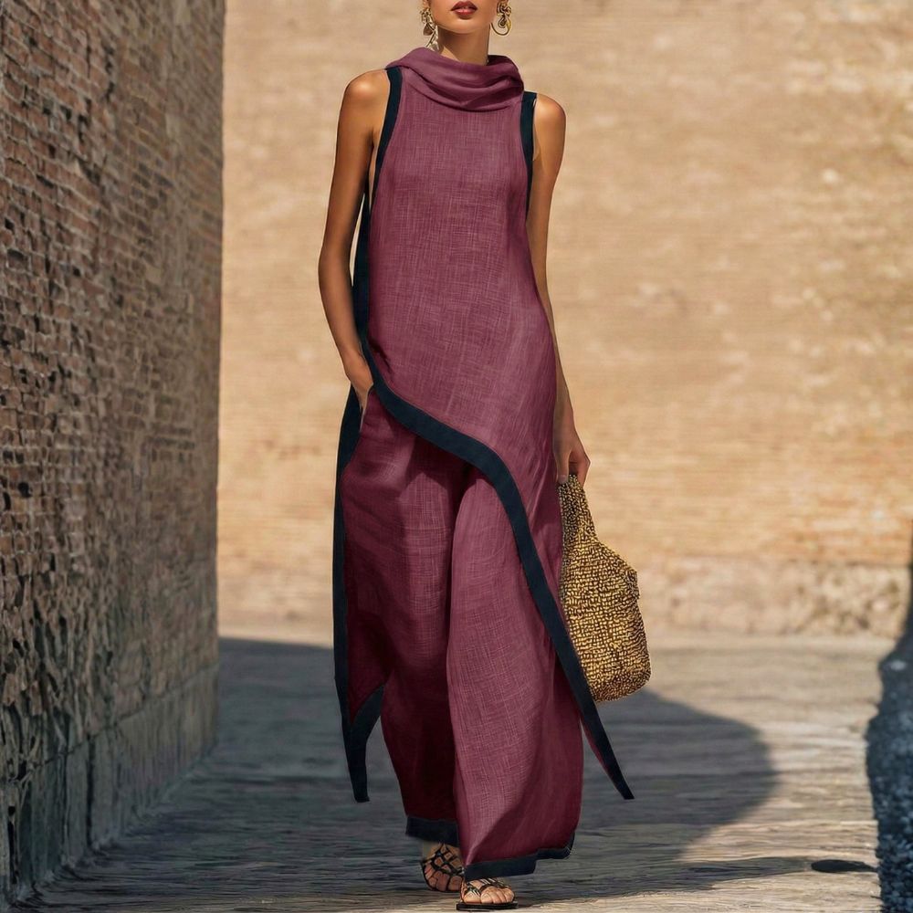 LEONORA | CONJUNTO COMPLETO DE LINO ELEGANTE