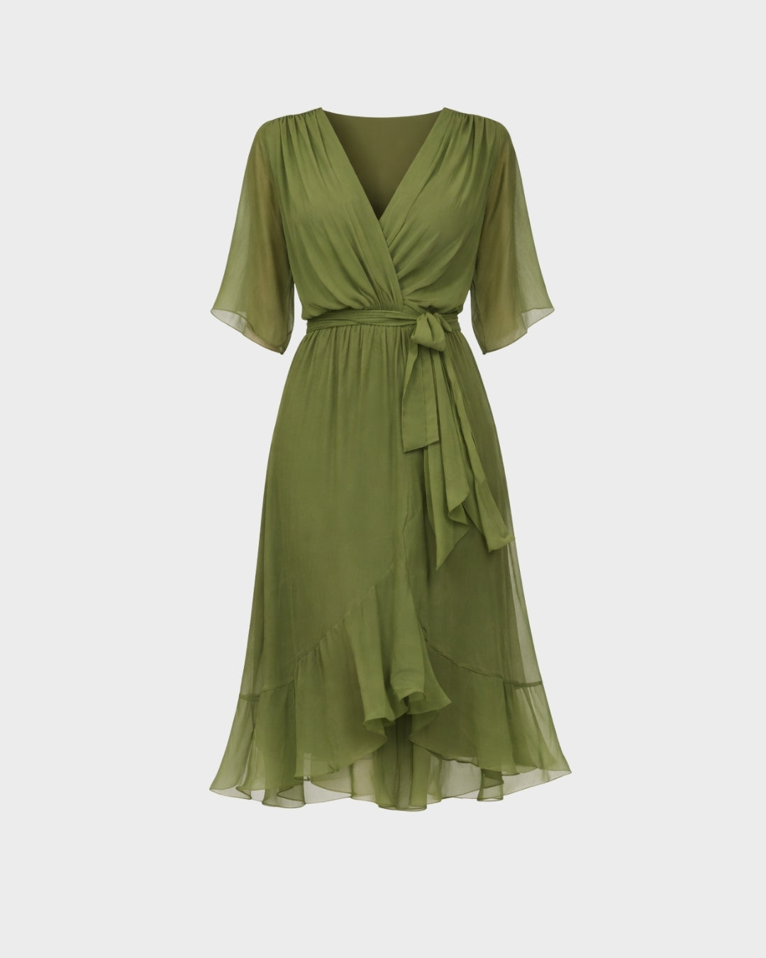 LUCINDA™ | VESTIDO MIDI CRUZADO