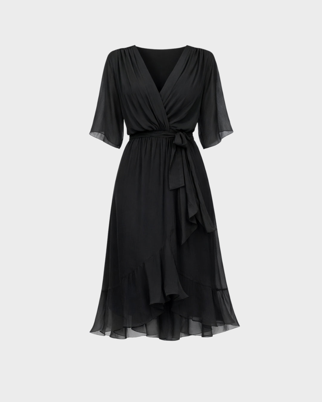 LUCINDA™ | VESTIDO MIDI CRUZADO