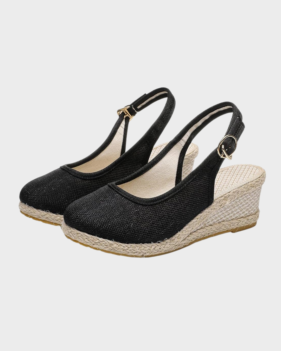 CRISTINA™ | SANDALIAS CUÑA ESPARTO