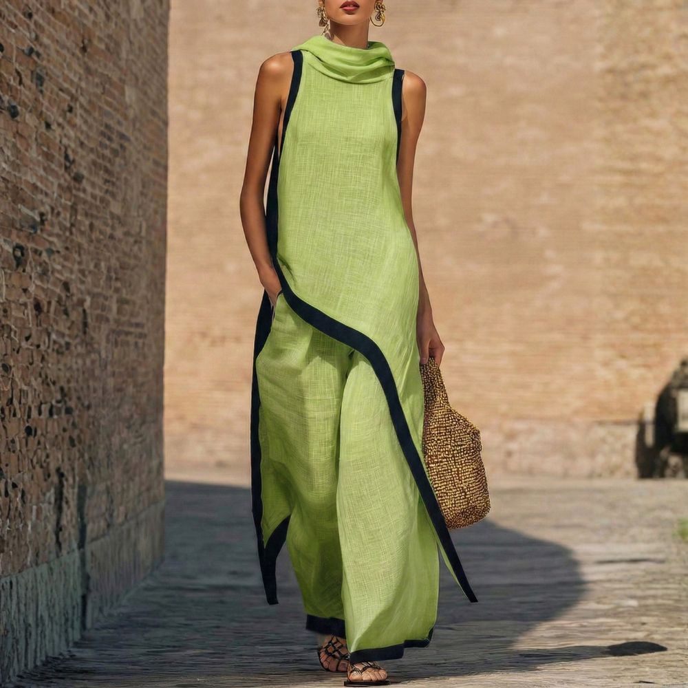 LEONORA | CONJUNTO COMPLETO DE LINO ELEGANTE