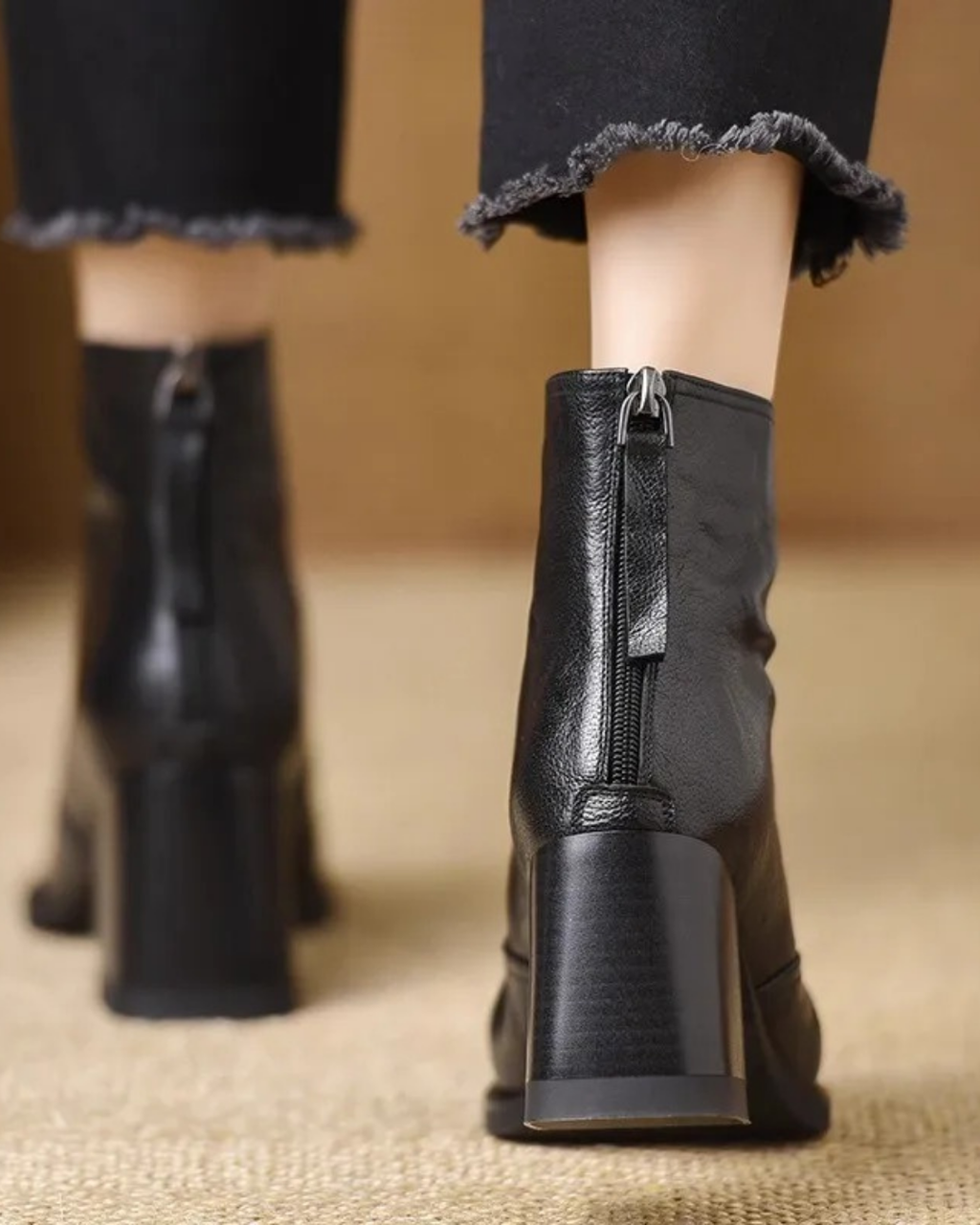 CLAUDIA™ | BOTINES DE LUJO CON TACÓN MEDIO