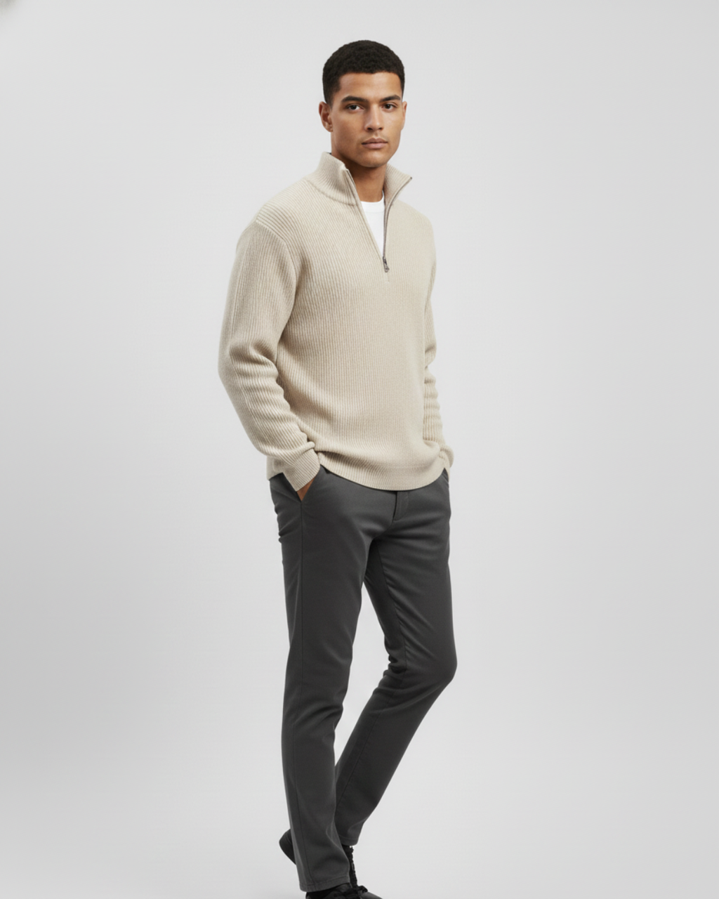 CALIX™ | JERSEY DE MEDIA CREMALLERA PARA HOMBRE