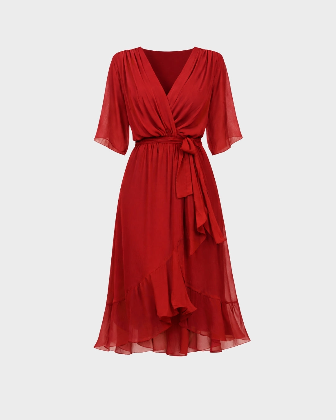 LUCINDA™ | VESTIDO MIDI CRUZADO