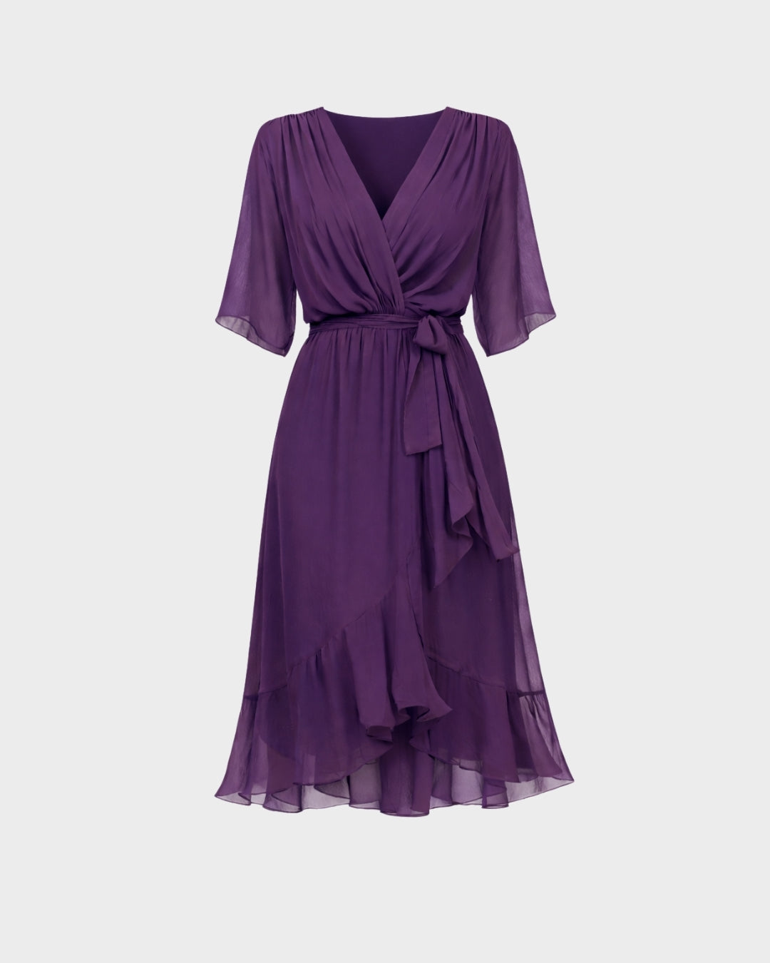 LUCINDA™ | VESTIDO MIDI CRUZADO