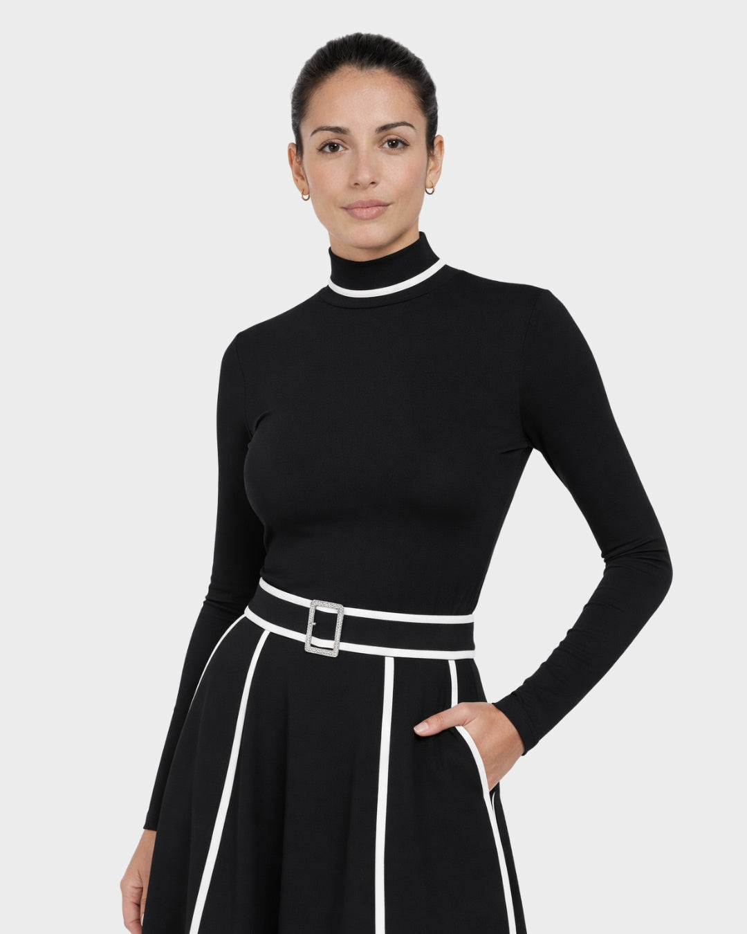 RENATA™ - CONJUNTO CUELLO ALTO Y PANTALÓN