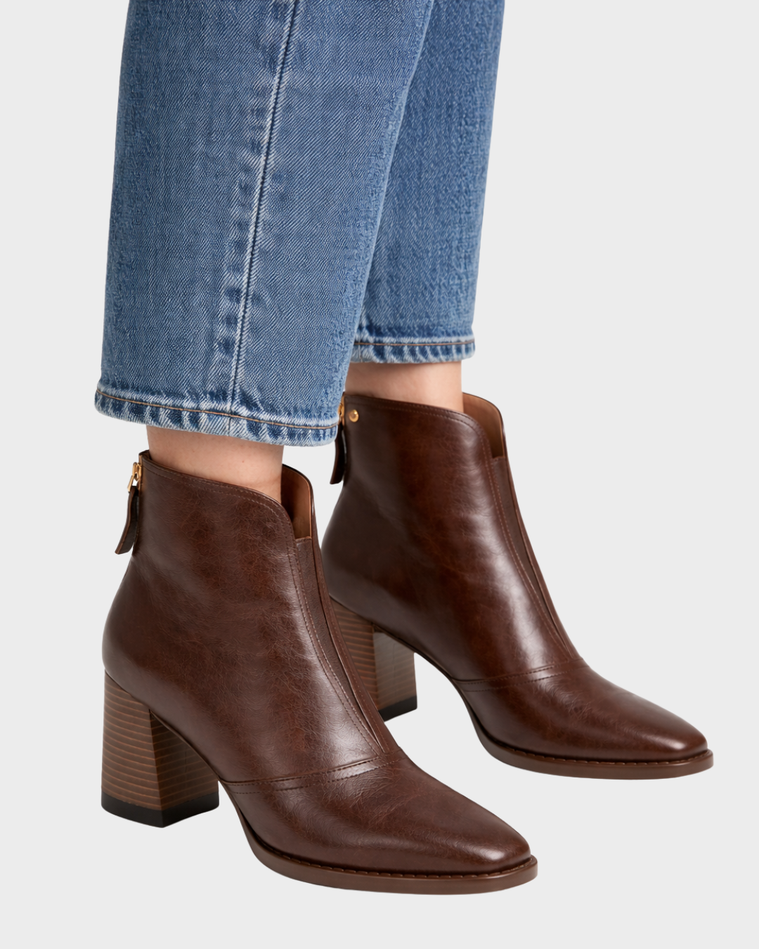 CLAUDIA™ | BOTINES DE LUJO CON TACÓN MEDIO