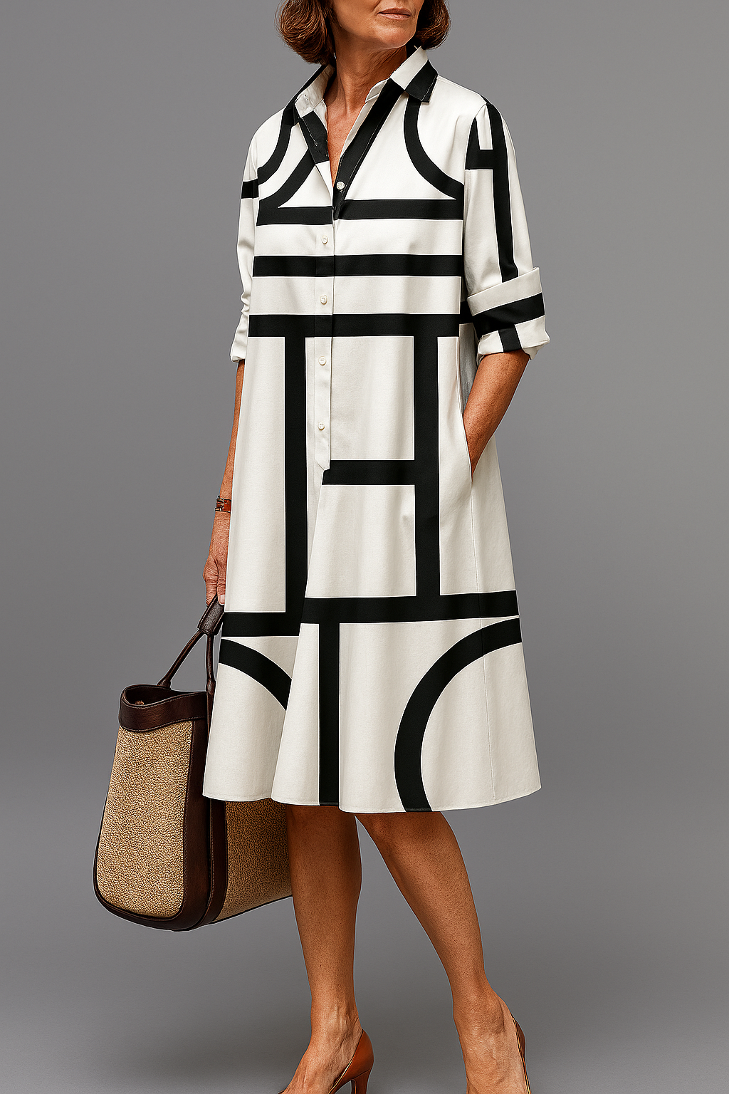 Ellie | Vestido midi elegante y cuidado