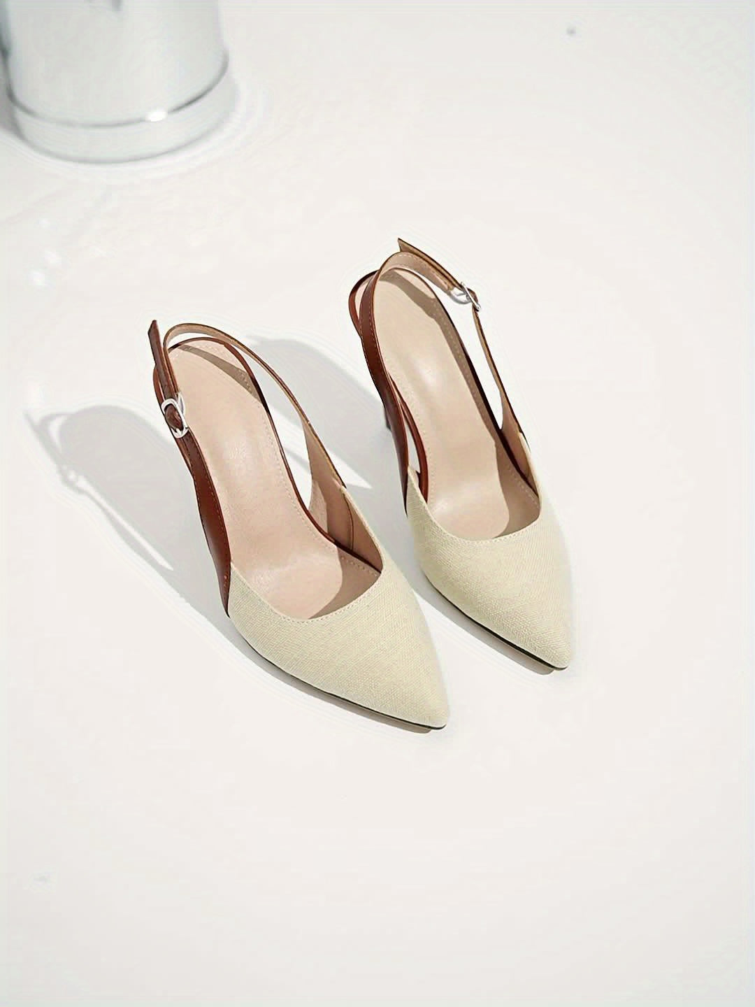 Amélie™ | Tacones Slingback de Contraste
