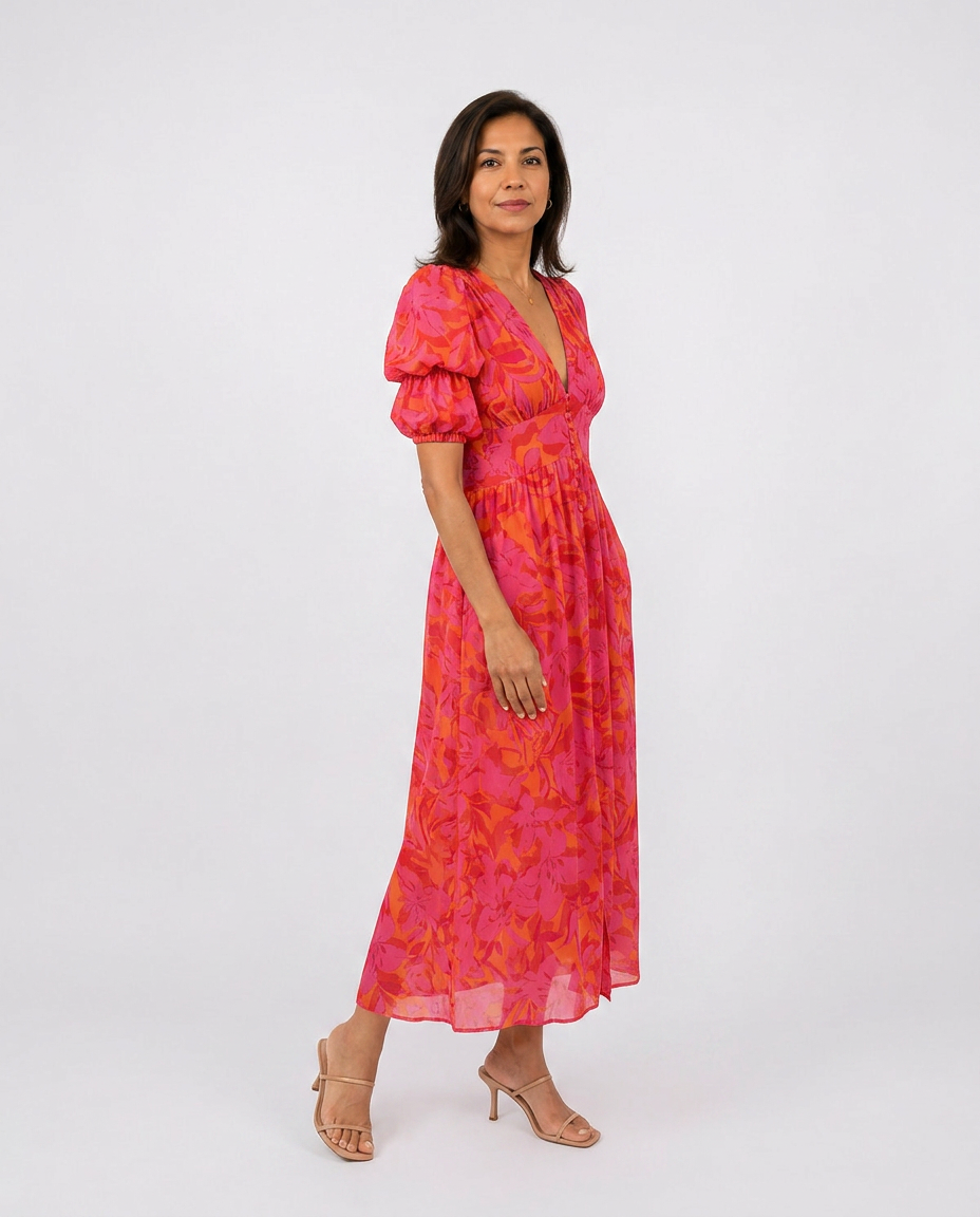 ALEGRÍA™ | VESTIDO MAXI PRIMAVERA FLUIDO