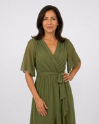 LUCINDA™ | VESTIDO MIDI CRUZADO