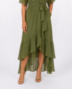 LUCINDA™ | VESTIDO MIDI CRUZADO