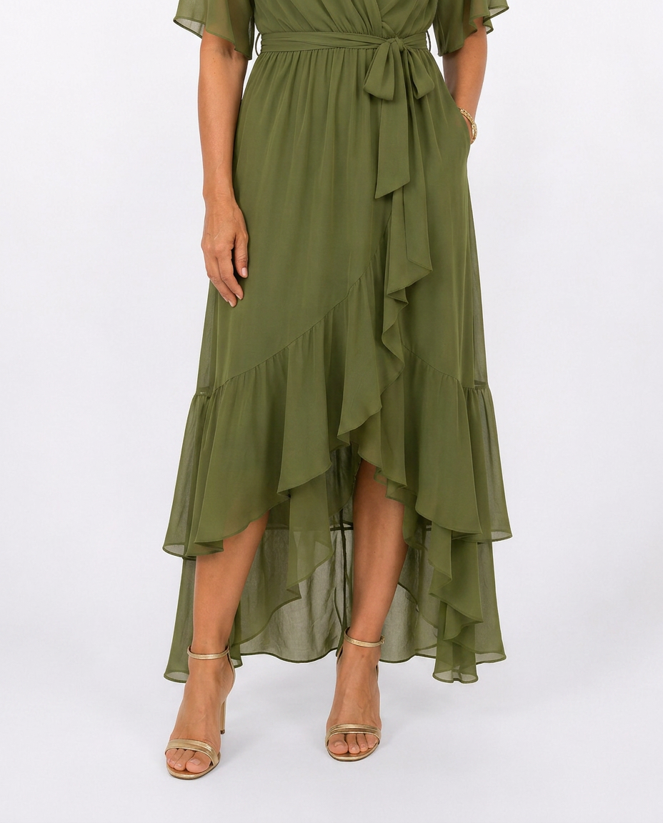 LUCINDA™ | VESTIDO MIDI CRUZADO