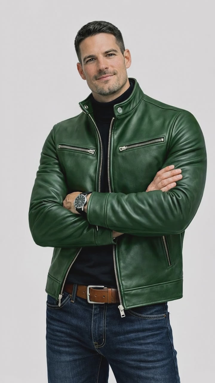 WINDSOR™ | CHAQUETA EFECTO PIEL VINTAGE